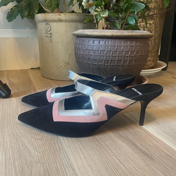 Fabulous Suede Pierre Hardy Stiletto Mules - Picture 2 of 7